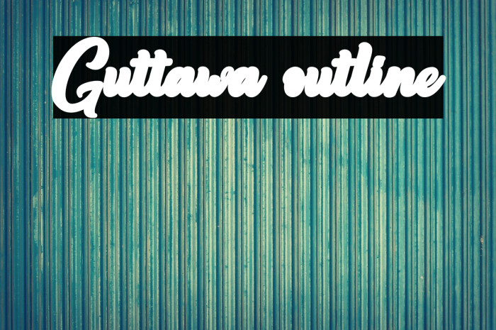 Guttawa outline Example 2