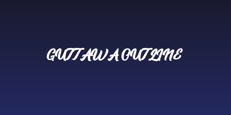 Guttawa outline Social Header