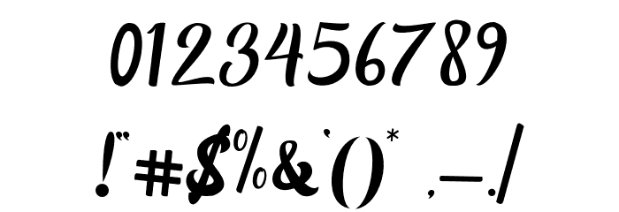 Guttawa-solid Font OTHER CHARS