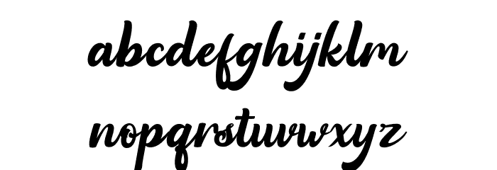 Guttawa-solid Font LOWERCASE