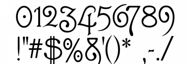 Guttenberg MF Font OTHER CHARS