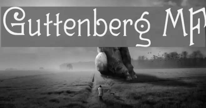 Guttenberg MF Font examples