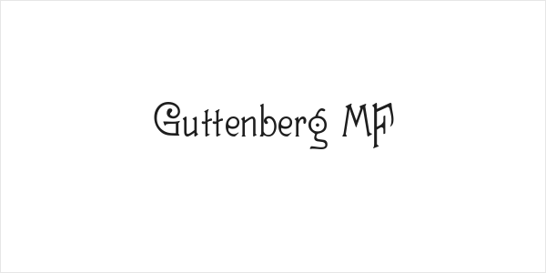 Guttenberg MF Logo