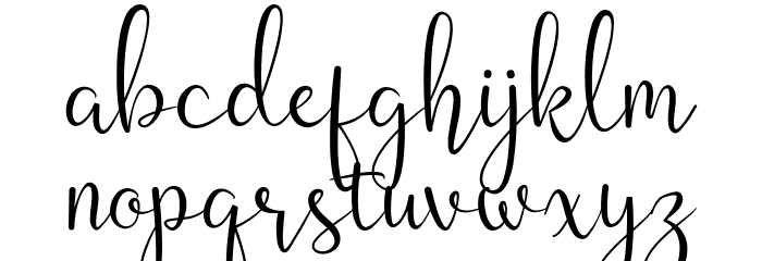 Guttentag Font LOWERCASE
