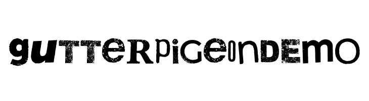 Gutter Pigeon DEMO  لخطوط تنزيل