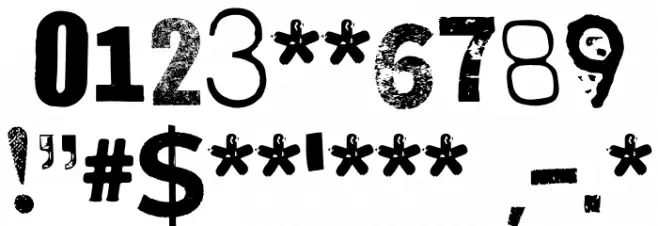 Gutter Pigeon DEMO Font OTHER CHARS