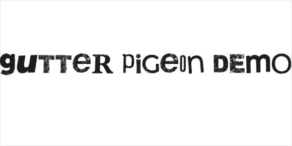 Gutter Pigeon DEMO Logo