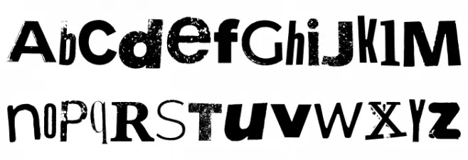 Gutter Pigeon DEMO Schriftart Kleinbuchstaben
