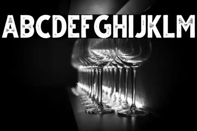 Gutter Rust Font examples