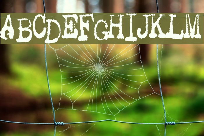 Gutter Vomit Font examples