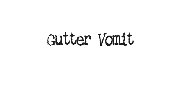 Gutter Vomit Logo