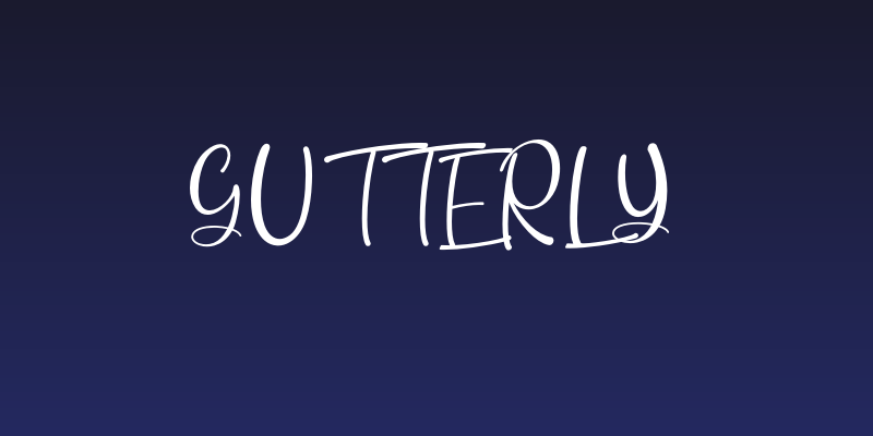 Gutterly Social Header