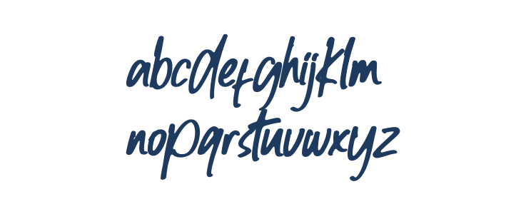 Gutters Butter Rounded Bold Italic Lowercase