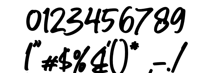 Gutters Butter Rounded Bold Font OTHER CHARS