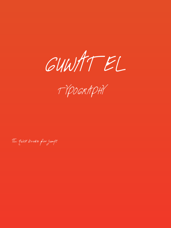 Guwatel Poster