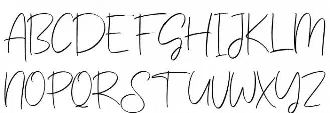 Guyad フォント 大文字