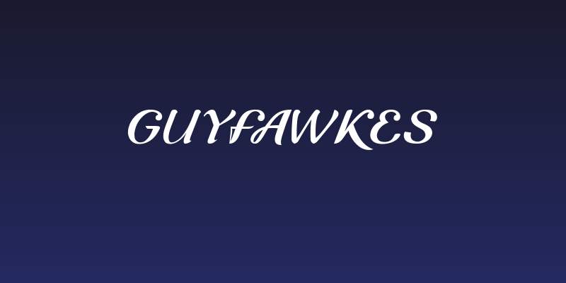 Guyfawkes Social Header