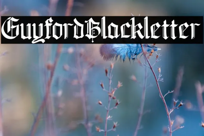 GuyfordBlackletter Example 1