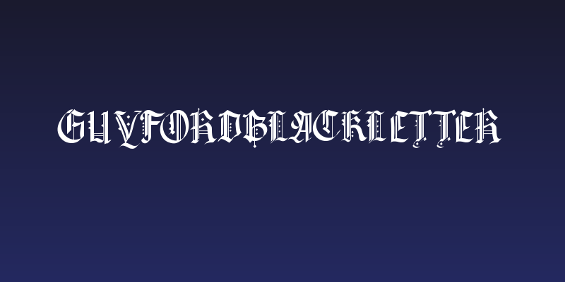GuyfordBlackletter Social Header
