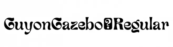 GuyonGazebo-Regular  Frei Schriftart Herunterladen