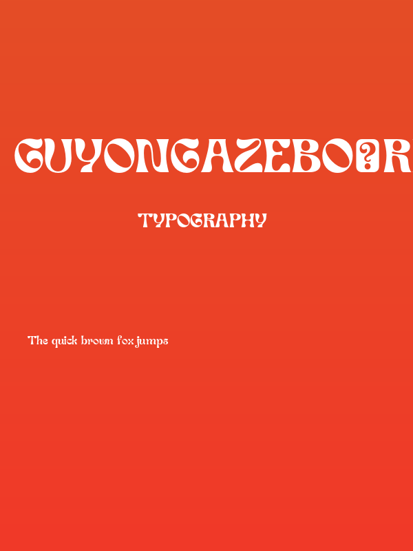 GuyonGazebo-Regular Poster