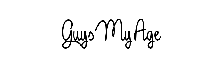 GuysMyAge  Free Fonts Download