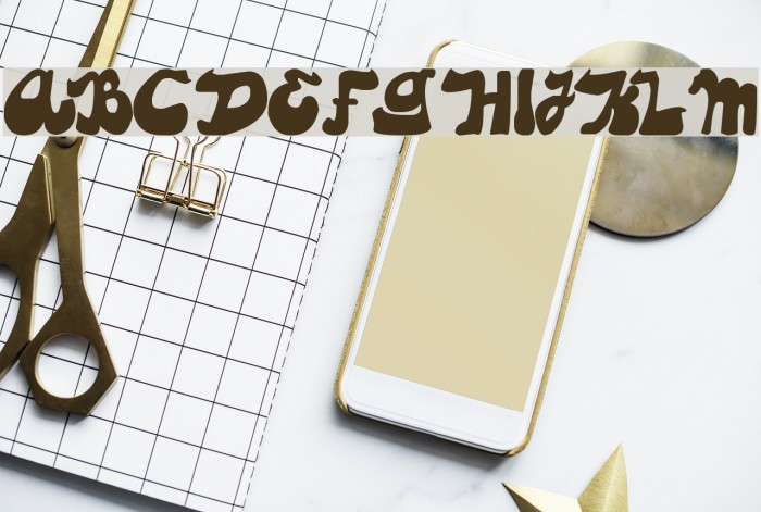 guapachosa Schriftart examples