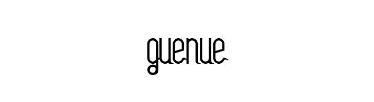guenue  免费字体下载