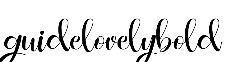 guidelovelybold  नि: शुल्क फ़ॉन्ट्स डाउनलोड
