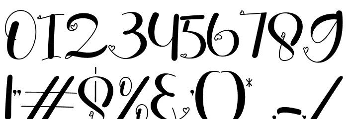 guidelovelybold Font OTHER CHARS