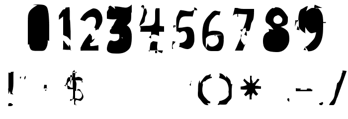 guillotine Font OTHER CHARS