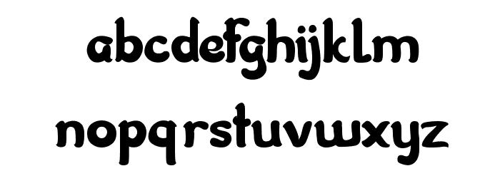 guitar on stage Font LOWERCASE