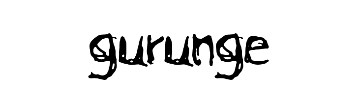 gurunge  font caratteri gratis