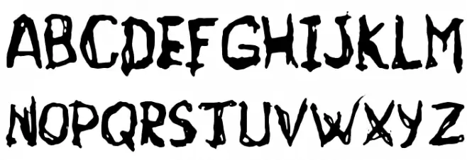 gurunge Font UPPERCASE