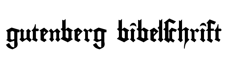 gutenberg bibelschrift  Fuentes Gratis Descargar