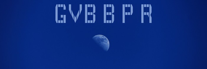 GVB Bus Pid Regular Font examples