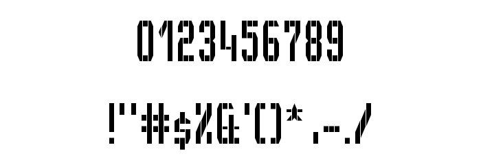 GVB metro pid Regular Font OTHER CHARS