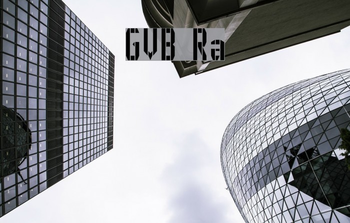 GVB metro pid Regular Font examples