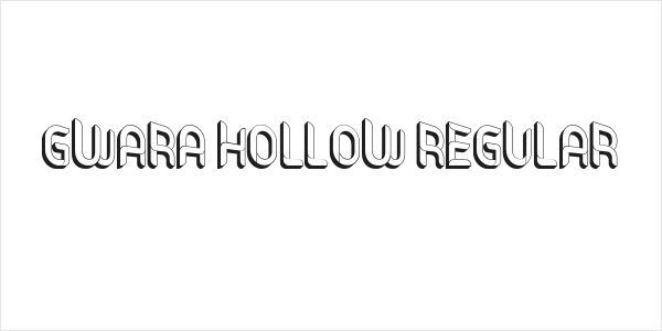 Gwara Hollow Regular Logo