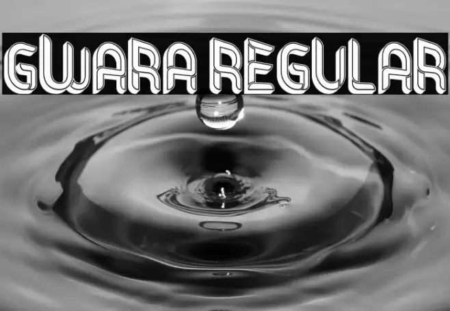Gwara Regular Font examples
