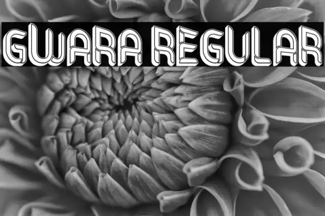 Gwara Regular Font examples