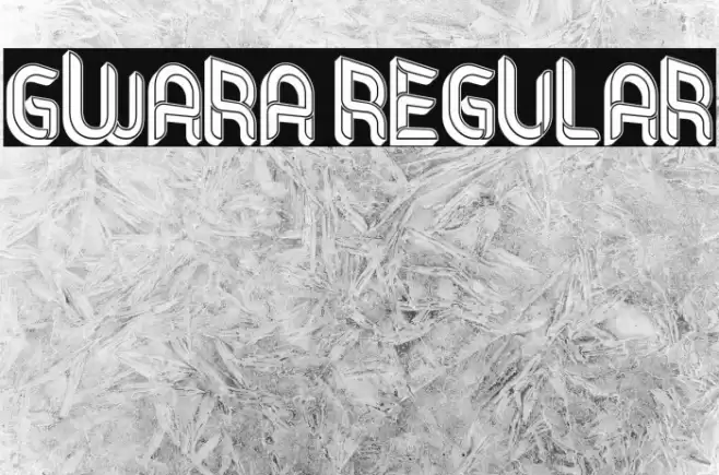 Gwara Regular Font examples
