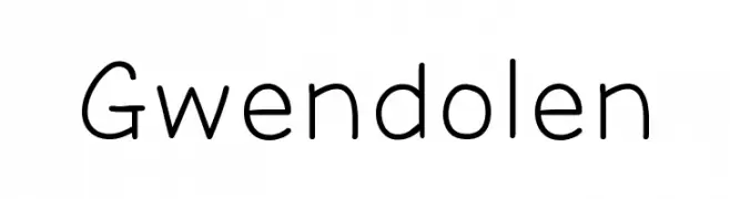 Gwendolen  フリーフォントのダウンロード