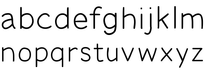 Gwendolen Font LOWERCASE