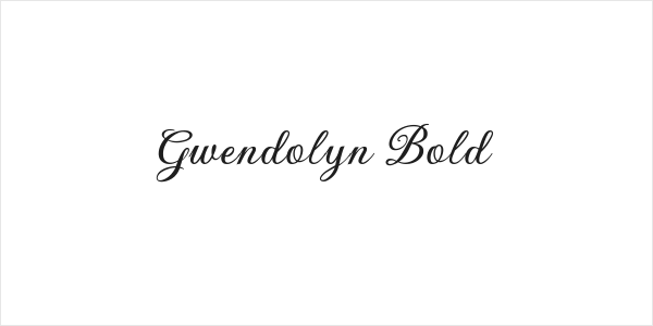 Gwendolyn Bold Logo