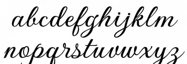 Gwendolyn Bold Caratteri MINUSCOLO