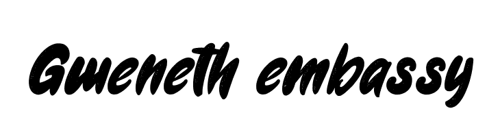 Gweneth embassy  Free Fonts Download