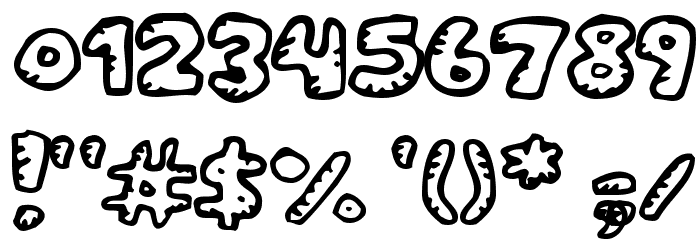 Gwibble Font OTHER CHARS
