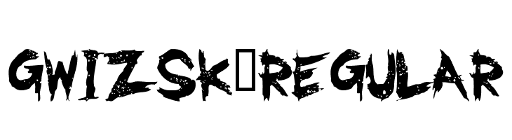 GwizsK-Regular Font