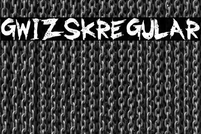 GwizsK-Regular Font examples